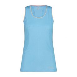 Damski tank top CMP. Niebieskie topy CMP, s, bez wzorów, sportowe, bez kołnierzyka, bez ramiączek. Za 192.00 zł.