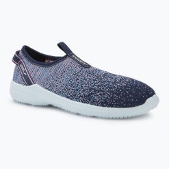 Buty do wody damskie Speedo Surfknit Pro AF peacoat. Fioletowe buty treningowe Speedo, bez wzorów, bez zapięcia, na fitness i siłownię. Za 159.99 zł.
