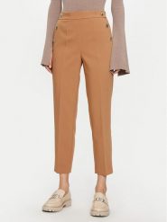 Lola Casademunt by Maite Spodnie materiałowe MF2414007 Brązowy Straight Fit. Brązowe spodnie materiałowe Lola Casademunt by Maite, bez wzorów, z materiału. Za 319.99 zł.