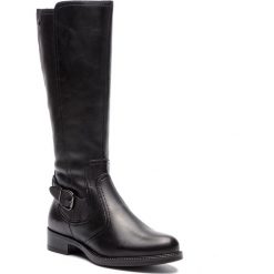 Oficerki TAMARIS - 1-1-25544-21 Black 001. Czarne kozaki Tamaris, z materiału. Za 439.90 zł.