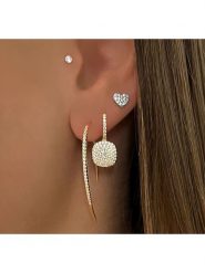 Les Petites Précieuses Srebrne kolczyki-wkrętki rozmiar: onesize. Szare kolczyki Les Petites Précieuses, z cyrkonią, srebrne. Za 91.56 zł.