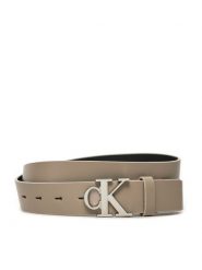 Calvin Klein Pasek Damski K60K612289 Beżowy. Brązowe paski Calvin Klein, bez wzorów, ze skóry. Za 219.99 zł.