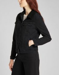 LEE SHERPA RIDER DAMSKA KURTKA JEANSOWA BLACK PARKER L54VOKSS. Czarne kurtki Lee, l, bez wzorów, z jeansu, bez kaptura. Za 359.99 zł.