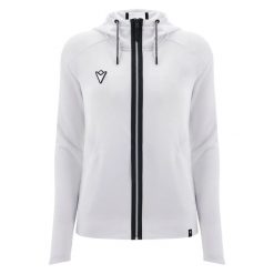 Bluza damska z kapturem Macron Kitilla 3D. Białe bluzy Macron, bez wzorów, bez ramiączek, z kapturem. Za 388.50 zł.