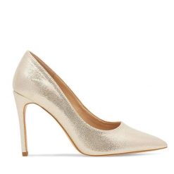 Szpilki JENNY. Żółte szpilki Jenny, bez wzorów, bez obcasa, na szpilce, bez zapięcia. Za 139.99 zł.