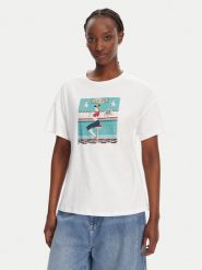 Liu Jo T-Shirt WA5342 JS923 M9505 Biały Regular Fit. Białe t-shirty Liu Jo, m, bez wzorów, z bawełny, bez kołnierzyka, bez ramiączek. Za 359.99 zł.
