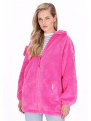 Schmuddelwedda Płaszcz polarowy w kolorze różowym rozmiar: XXL. Różowe płaszcze Schmuddelwedda, xxl, bez wzorów, z polaru, bez kaptura. Za 217.99 zł.
