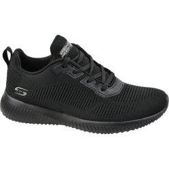 Trampki Skechers Bobs Squad Tough Talk, Czarny, Kobiety. Czarne trampki Skechers, bez wzorów, z materiału, sportowe, bez zapięcia, skechers sport. Za 273.00 zł.