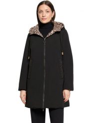 Betty Barclay Dwustronny płaszcz w kolorze beżowo-czarnym rozmiar: 44. Brązowe płaszcze Betty Barclay, bez wzorów, bez kaptura. Za 544.95 zł.