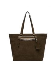 MICHAEL Michael Kors Torebka Jet Set Travel 30F6ATVT4S Khaki. Brązowe shopper bag MICHAEL Michael Kors, bez wzorów, ze skóry, bez dodatków. Za 1,429.00 zł.