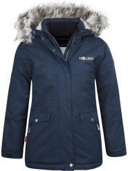 Trollkids Parka "Oslo XT" w kolorze granatowym rozmiar: 128. Niebieskie płaszcze Trollkids, s, bez wzorów, bez kaptura. Za 231.45 zł.