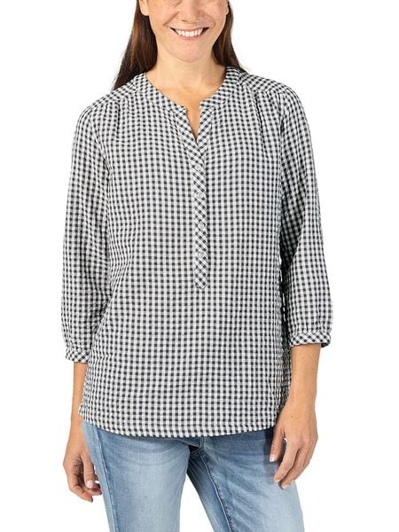 Timezone Bluzka w kolorze czarnym rozmiar: L. Czarne bluzki Timezone, l, bez wzorów, z bawełny, bez kołnierzyka, bez ramiączek. Za 92.42 zł.