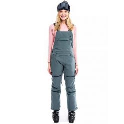 Spodnie narciarskie damskie SAKURA BIB Pants. Zielone kombinezony FUNDANGO, na zimę, m, bez wzorów, z poliesteru, bez kołnierzyka, bez ramiączek. Za 499.00 zł.