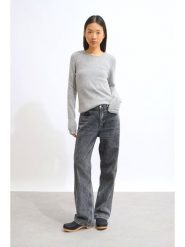 AUTHENTIC CASHMERE Kaszmirowy sweter "Ivy" w kolorze szarym rozmiar: L. Szare swetry AUTHENTIC CASHMERE, l, bez wzorów, z kaszmiru, bez ramiączek. Za 456.99 zł.