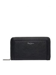 Pepe Jeans Portfel Code Wallet PL0700001 Czarny. Czarne portfele Pepe Jeans, bez wzorów, z jeansu. Za 229.99 zł.