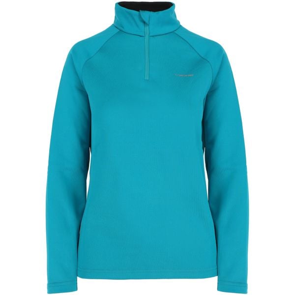 Bluza trekkingowa damska VIKING Jukon half zip. Niebieskie bluzy Viking, l, bez wzorów, bez ramiączek, bez kaptura. Za 233.31 zł.
