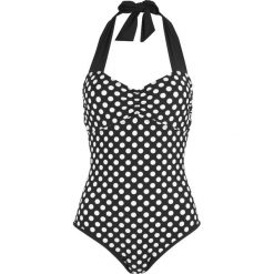 Kostium kąpielowy shape bonprix czarno-biały w kropki. Bielizna modelująca marki bonprix. Za 109.99 zł.