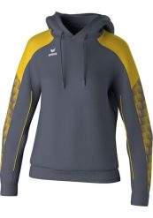 Bluza damska z kapturem Erima Evo Star. Szare bluzy z kapturem Erima, bez wzorów, z materiału, z kapturem. Za 248.50 zł.