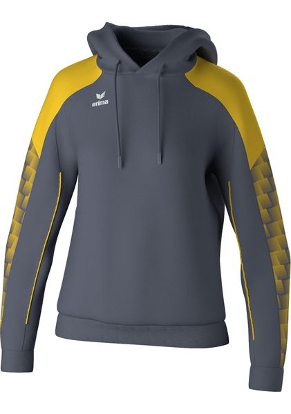 Bluza damska z kapturem Erima Evo Star. Niebieskie bluzy Erima, bez wzorów, z materiału, z kapturem. Za 203.40 zł.