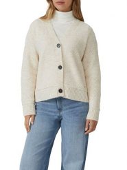 S.Oliver Kardigan w kolorze beżowym rozmiar: 44. Brązowe swetry S.Oliver, s, bez wzorów, bez ramiączek. Za 117.99 zł.