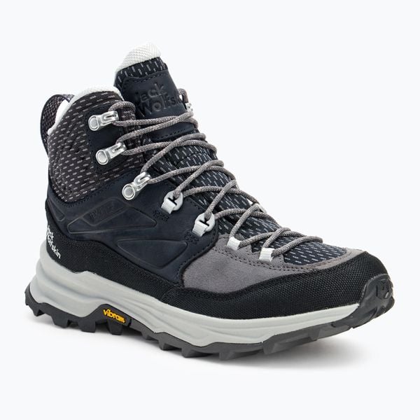 Buty trekkingowe damskie Jack Wolfskin Cyrox Texapore Mid. Szare buty trekkingowe Jack Wolfskin, bez zapięcia. Za 569.99 zł.