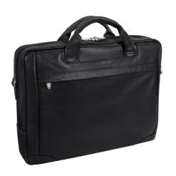 Skórzana torba na laptopa 15,4" czarna Mcklein Bronzeville 15485M. Czarne torby na laptopa Mcklein, bez wzorów, ze skóry. Za 849.99 zł.