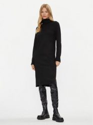 Noisy May Sukienka dzianinowa 27026911 Czarny Comfort Fit. Czarne sukienki Noisy May, l, bez wzorów, z dzianiny, bez kołnierzyka, bez ramiączek. Za 159.99 zł.