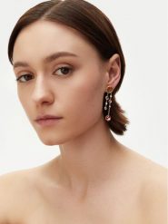 Guess Kolczyki JUBE05 091JW Złoty. Żółte kolczyki Guess, metalowe. Za 219.99 zł.