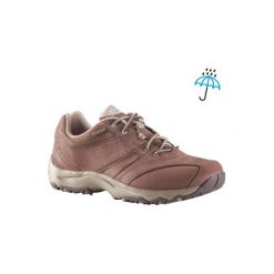 Skórzane buty damskie do szybkiego marszu Nakuru Novadry wodoodporne,brąz/beż. Buty treningowe marki NEWFEEL. Za 299.99 zł.