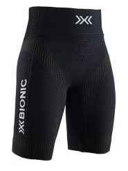 X-Bionic Szorty w kolorze czarnym do biegania rozmiar: S. Czarne szorty sportowe X BIONIC, bez wzorów, z materiału, do biegania. Za 251.53 zł.