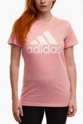 Koszulka damska adidas W BOS CO Tee brzoskwiniowa. Czerwone t-shirty sportowe adidas, l, bez wzorów, z bawełny, bez ramiączek. Za 60.99 zł.