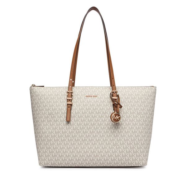 Torebka MICHAEL Michael Kors. Białe shopper bag MICHAEL Michael Kors, bez wzorów, bez dodatków. Za 1,239.00 zł.