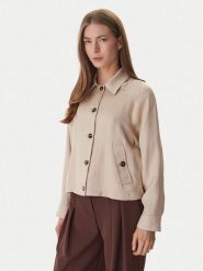 Marella Koszula Baia1 2615191051 Beżowy Regular Fit. Brązowe koszule Marella, bez wzorów, z wiskozy, bez kołnierzyka, bez ramiączek. Za 779.99 zł.