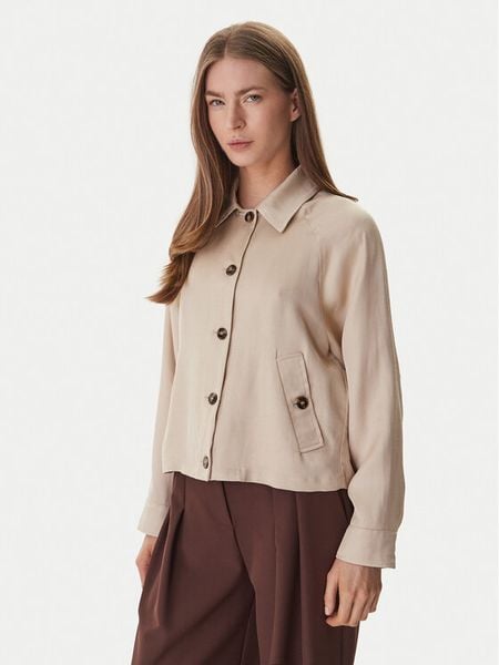Marella Koszula Baia1 2615191051 Beżowy Regular Fit. Brązowe koszule Marella, bez wzorów, z wiskozy, bez kołnierzyka, bez ramiączek. Za 484.99 zł.