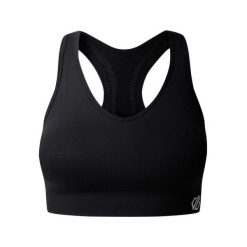 Damski tank top Dare 2B React. Czarne topy Dare 2b, s, bez wzorów, sportowe, bez kołnierzyka, bez ramiączek. W wyprzedaży za 139.00 zł.