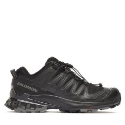 Trekkingi Salomon. Czarne buty trekkingowe Salomon, bez zapięcia. Za 439.99 zł.