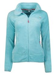 Geographical Norway Kurtka polarowa "Upaline" w kolorze turkusowym rozmiar: M. Niebieskie kurtki Geographical Norway, m, bez wzorów, z polaru, bez kaptura. Za 108.74 zł.