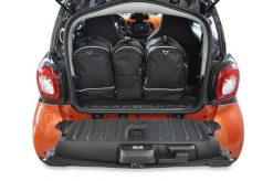 Torby Do Bagażnika Smart Fortwo Coupe Ev 2020-2024 3Szt Kjust. Czarne torby podróżne KJUST, bez wzorów, z kauczuku. Za 690.00 zł.