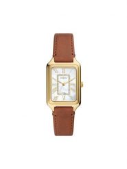Fossil Zegarek Raquel ES5307 Brązowy. Brązowe, analogowe zegarki Fossil. Za 749.99 zł.