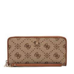 Portfel Guess. Brązowe portfele Guess, z aplikacjami. Za 249.99 zł.
