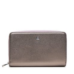 Duży Portfel Damski TOUS. Szare portfele tous, bez wzorów. Za 399.99 zł.