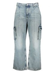 Scotch & Soda Bojówki dżinsowe - Relaxed fit - w kolorze błękitnym rozmiar: W31/L32. Niebieskie jeansy Scotch & Soda, l, z aplikacjami, ze skóry, z podwyższonym stanem. Za 172.89 zł.