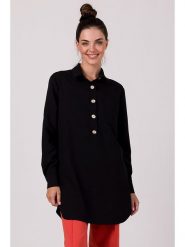 Be Wear Tunika w kolorze czarnym rozmiar: L/XL. Czarne tuniki Be Wear, l, bez wzorów, bez kołnierzyka, bez ramiączek. Za 184.89 zł.