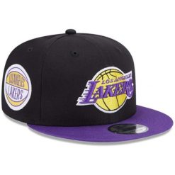 Czapka z daszkiem New Era 9FIFTY Los Angeles Lakers Contrst 60364386 M - L. Czarne czapki z daszkiem New Era, bez wzorów. Za 169.00 zł.