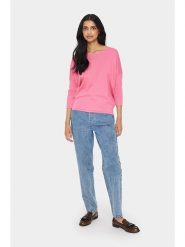 SAINT TROPEZ Sweter w kolorze różowym rozmiar: M. Różowe swetry Saint Tropez, m, bez wzorów, bez ramiączek. Za 78.66 zł.