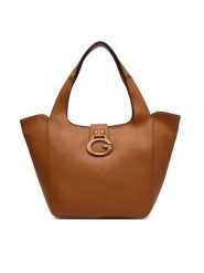 Guess Torebka HWBB93 08240 Brązowy. Brązowe shopper bag Guess, z aplikacjami, ze skóry, bez dodatków. Za 714.99 zł.