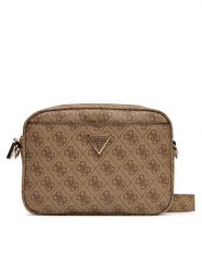 Guess Torebka Meridian II HWSG69 74140 Beżowy. Brązowe listonoszki Guess, z aplikacjami, ze skóry, bez dodatków. Za 419.99 zł.