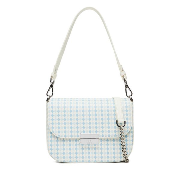 Torebka United Colors Of Benetton. Niebieskie torebki klasyczne United Colors Of Benetton, bez wzorów, klasyczne, bez dodatków. Za 169.99 zł.