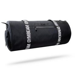 Torba sportowa GymBeam Barrel Black. Czarne torby sportowe GYMBEAM, bez wzorów. Za 97.90 zł.