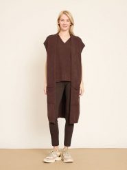 BGN Kardigan w kolorze brązowym rozmiar: 38. Brązowe swetry BGN, bez wzorów, bez ramiączek. Za 195.99 zł.